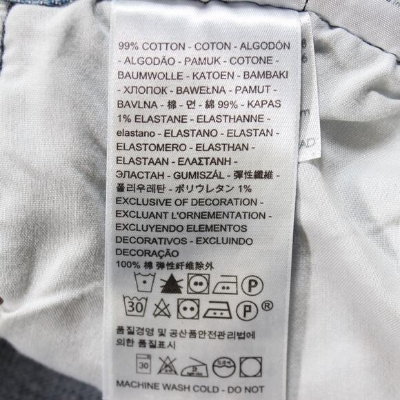 Levi's 501 Wedgie Jeans Women's 32x28 Blue High Rise Distressed - Picture 10 of 10